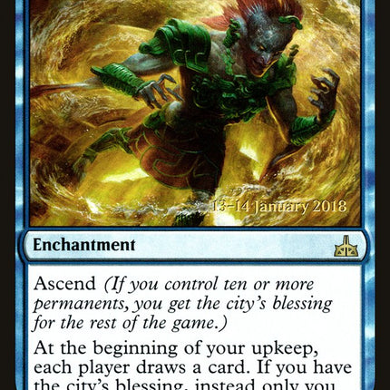 Kumena's Awakening [Rivals of Ixalan Prerelease Promos]