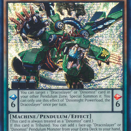 Dinomight Powerload, the Dracoslayer [MP23-EN174] Prismatic Secret Rare