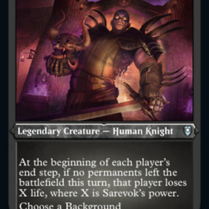 Sarevok, Deathbringer (Foil Etched) [Commander Legends: Battle for Baldur's Gate]