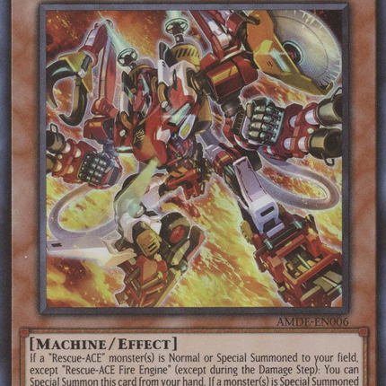 Rescue-ACE Fire Engine [AMDE-EN006] Super Rare