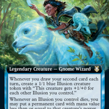 Minn, Wily Illusionist (Extended Art) [Dungeons & Dragons: Adventures in the Forgotten Realms Commander]