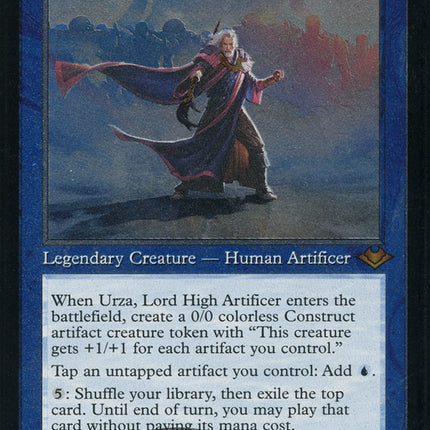 Urza, Lord High Artificer (Retro Foil Etched) [Modern Horizons]