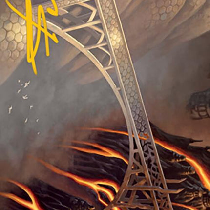 Rustvale Bridge Art Card (Gold-Stamped Signature) [Modern Horizons 2 Art Series]