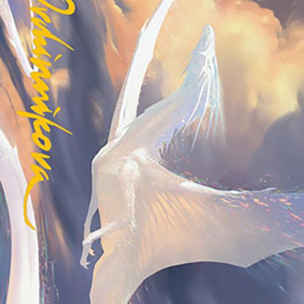 Timeless Dragon Art Card (Gold-Stamped Signature) [Modern Horizons 2 Art Series]