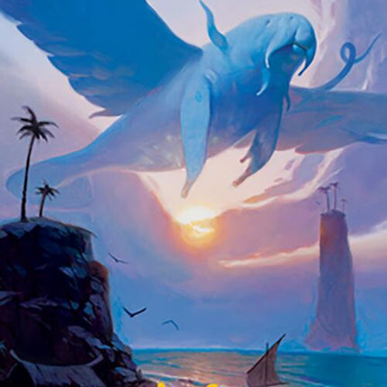 Aeromoeba Art Card (Gold-Stamped Signature) [Modern Horizons 2 Art Series]