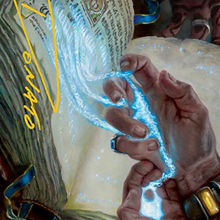Mystic Redaction Art Card (Gold-Stamped Signature) [Modern Horizons 2 Art Series]