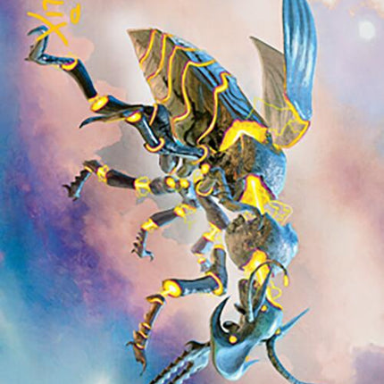 Zabaz, the Glimmerwasp Art Card (Gold-Stamped Signature) [Modern Horizons 2 Art Series]
