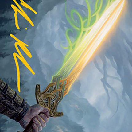 Sword of Hearth and Home Art Card (Gold-Stamped Signature) [Modern Horizons 2 Art Series]