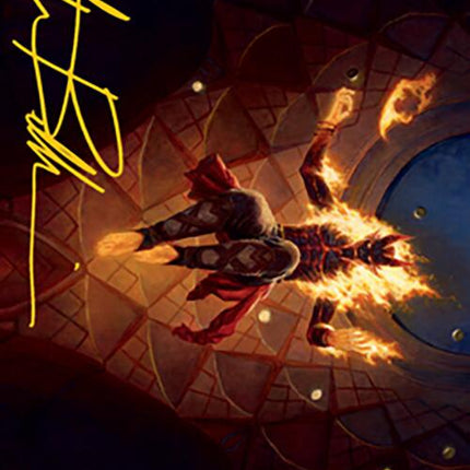 Yusri, Fortune's Flame Art Card (Gold-Stamped Signature) [Modern Horizons 2 Art Series]