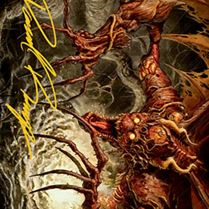 Archfiend of Sorrows Art Card (Gold-Stamped Signature) [Modern Horizons 2 Art Series]