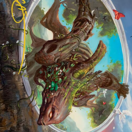 Gaea's Will Art Card (Gold-Stamped Signature) [Modern Horizons 2 Art Series]