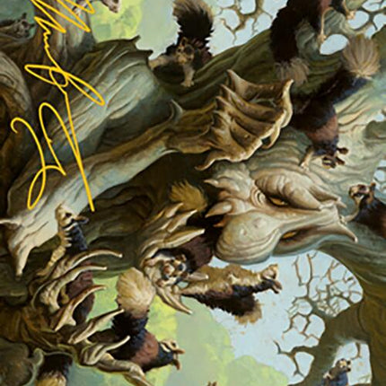 Scurry Oak Art Card (Gold-Stamped Signature) [Modern Horizons 2 Art Series]