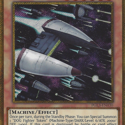 Kozmo Dog Fighter [PGL3-EN030] Gold Secret Rare