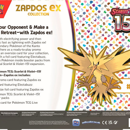 Scarlet & Violet: 151 - Zapdos ex Box
