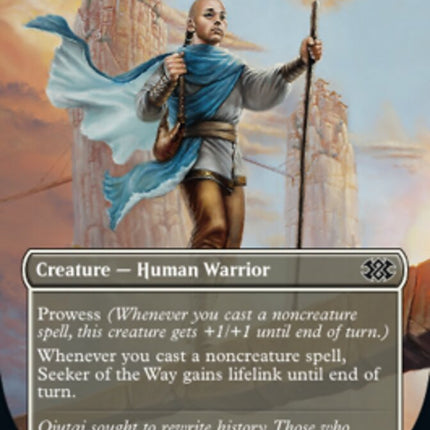 Seeker of the Way (Borderless Alternate Art) [Double Masters 2022]