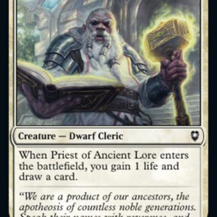 Priest of Ancient Lore [Commander Legends: Battle for Baldur's Gate]