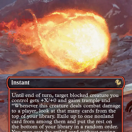 Duelist's Flame (Borderless) [FINAL FANTASY Commander]