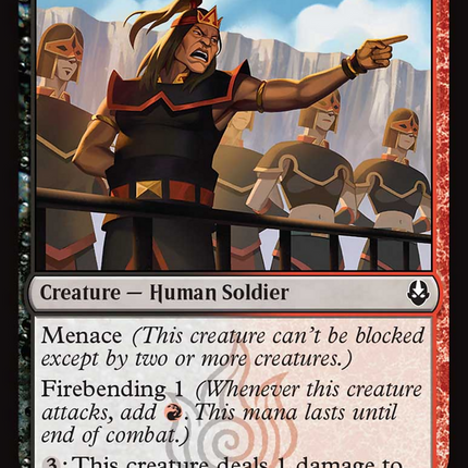 Vindictive Warden [Avatar: The Last Airbender]