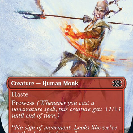 Monastery Swiftspear (Borderless Alternate Art) [Double Masters 2022]