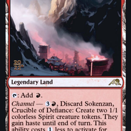 Sokenzan, Crucible of Defiance [Kamigawa: Neon Dynasty Prerelease Promos]