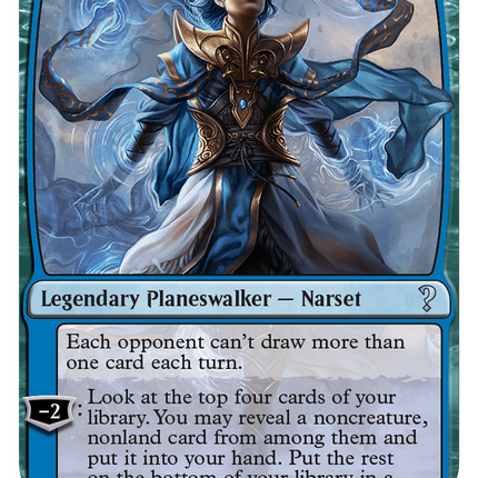 Narset, Parter of Veils (White Border) [Mystery Booster 2]