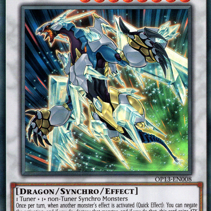Crystal Wing Synchro Dragon [OP13-EN008] Super Rare