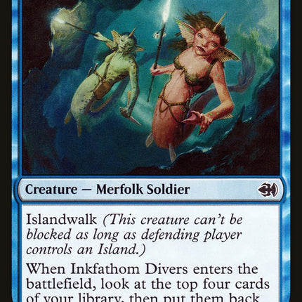 Inkfathom Divers [Duel Decks: Merfolk vs. Goblins]