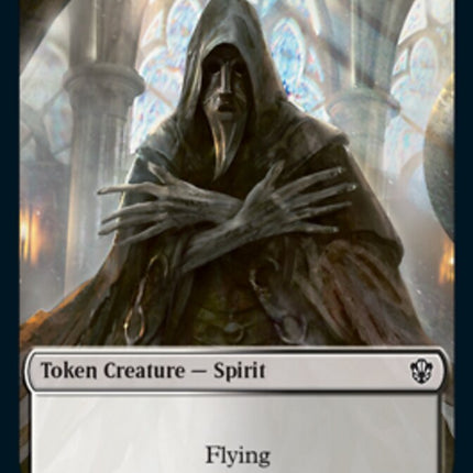 Zombie // Spirit Double-Sided Token [Commander 2021 Tokens]