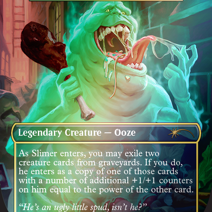 Slimer, Voracious Apparition - The Mimeoplasm (Rainbow Foil) [Secret Lair Drop Series]