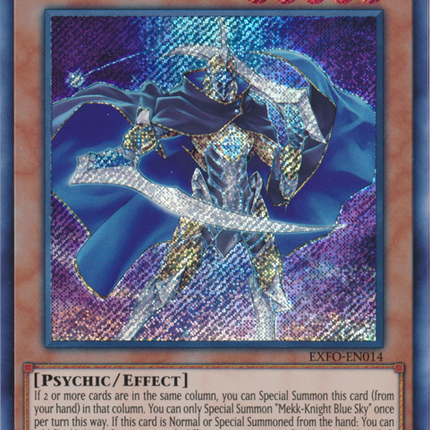 Mekk-Knight Blue Sky [EXFO-EN014] Secret Rare