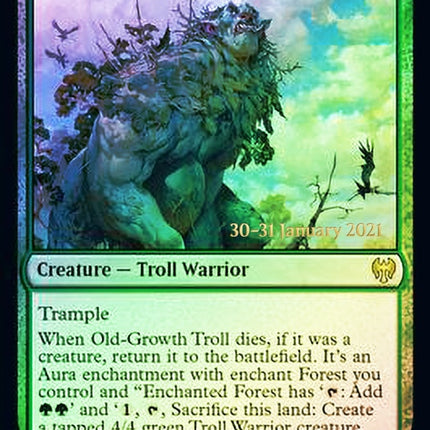 Old-Growth Troll [Kaldheim Prerelease Promos]
