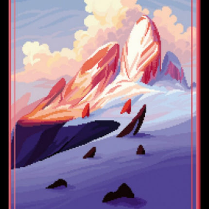 Snow-Covered Mountain (Foil Etched) [Secret Lair Drop Series]