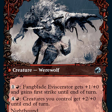 Fangblade Brigand // Fangblade Eviscerator (Showcase Equinox) [Innistrad: Midnight Hunt]