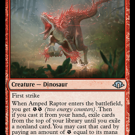Amped Raptor (Ripple Foil) [Modern Horizons 3]