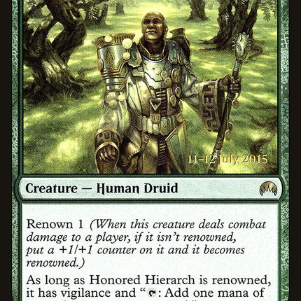 Honored Hierarch [Magic Origins Prerelease Promos]