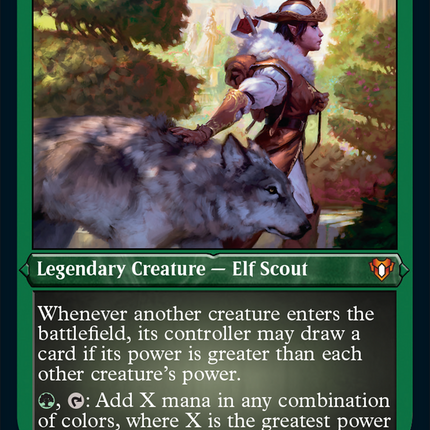 Selvala, Heart of the Wilds (Foil Etched) [Commander Masters]