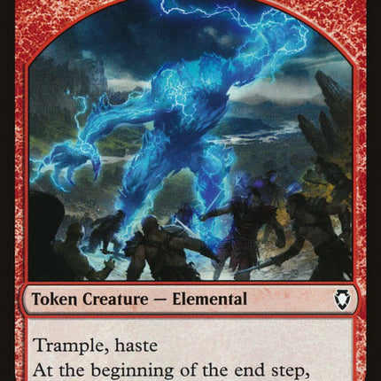 Lightning Rager Token [Commander Anthology Volume II Tokens]