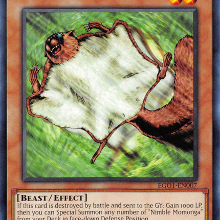 Nimble Momonga [EGO1-EN007] Common