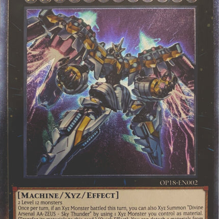 Divine Arsenal AA-ZEUS - Sky Thunder [OP18-EN002] Ultimate Rare