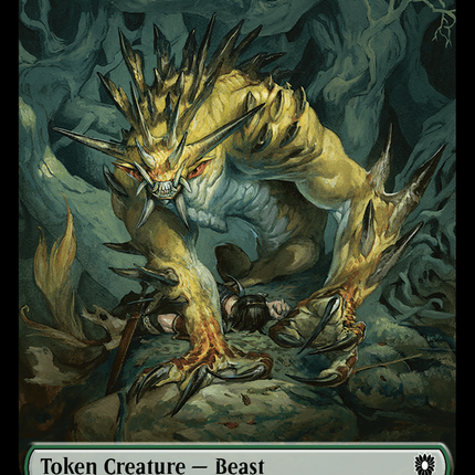 Beast (024) // Treasure Double-Sided Token [Bloomburrow Commander Tokens]