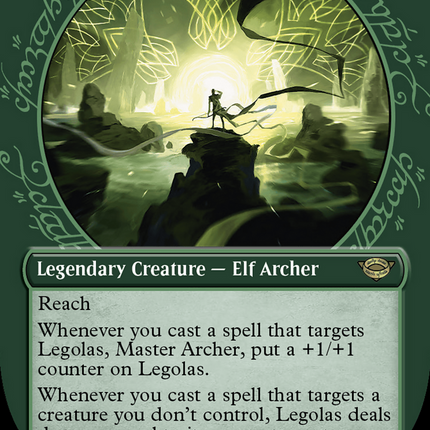 Legolas, Master Archer (Showcase) (Surge Foil) [The Lord of the Rings: Tales of Middle-Earth]