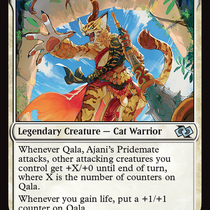 Qala, Ajani's Pridemate (Anime) [Foundations Jumpstart]