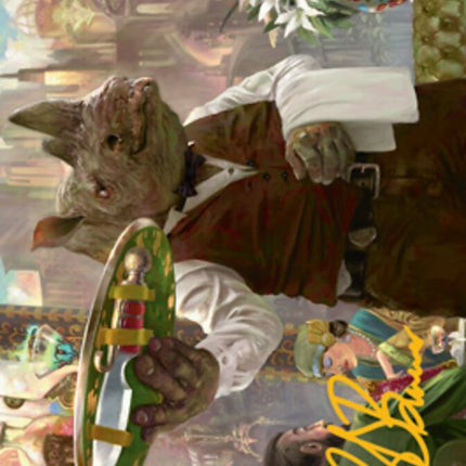Killer Service Art Card (Gold-Stamped Signature) [Streets of New Capenna Art Series]
