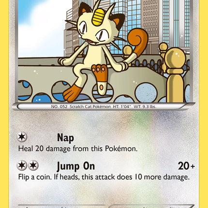 Meowth (BW35) (Cosmos Holo) [Black & White: Black Star Promos]