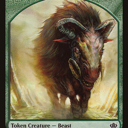Beast Token (008/011) (Garruk vs. Liliana) [Duel Decks Anthology Tokens]