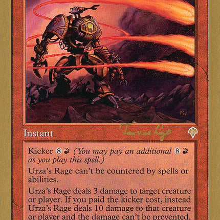 Urza's Rage (Tom van de Logt) [World Championship Decks 2001]