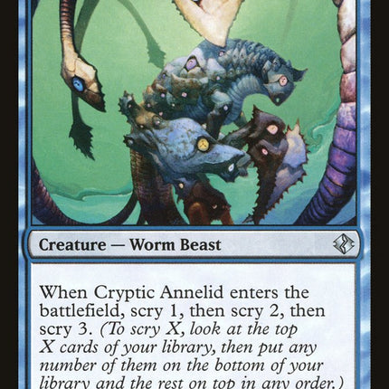 Cryptic Annelid [Duel Decks: Venser vs. Koth]