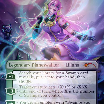 Luka, the Traveling Sound - Liliana of the Dark Realms (Rainbow Foil) [Secret Lair Drop Series]