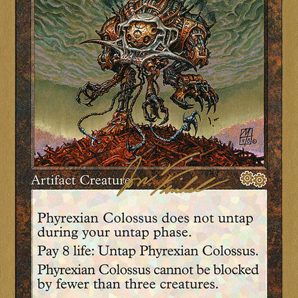 Phyrexian Colossus (Jon Finkel) [World Championship Decks 2000]