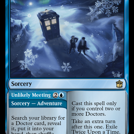 Twice Upon a Time // Unlikely Meeting (Surge Foil) [Doctor Who]